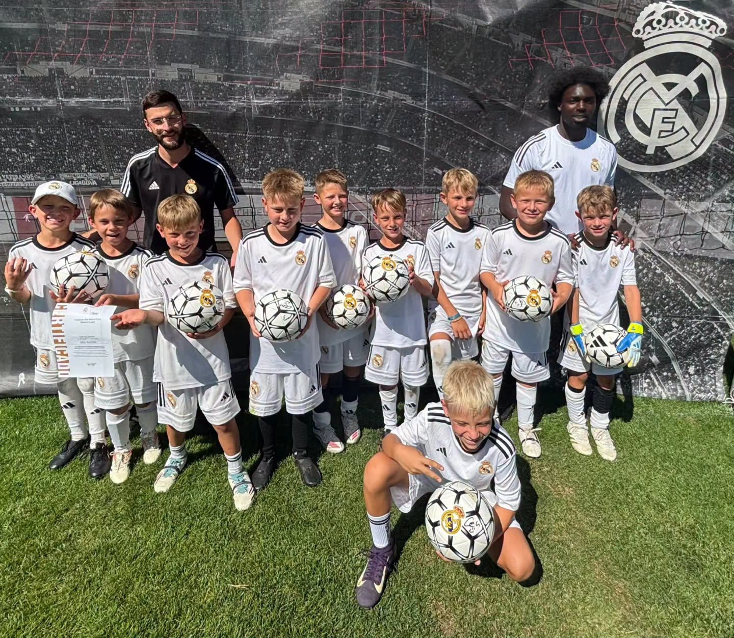 FC Altendorf Kids auf den Spuren von Real Madrid